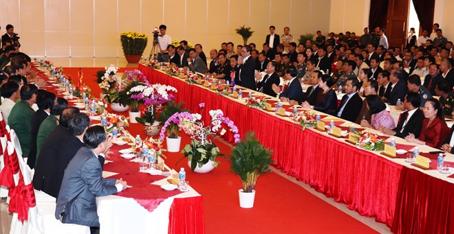 Officials of Cambodian provinces pay pre-Tet visit to Tay Ninh