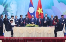 Vietnamese, Lao PMs co-chair meeting of inter-governmental committee in Hanoi