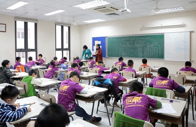 24,000 Vietnamese students sit Int’l Kangaroo Math Contest