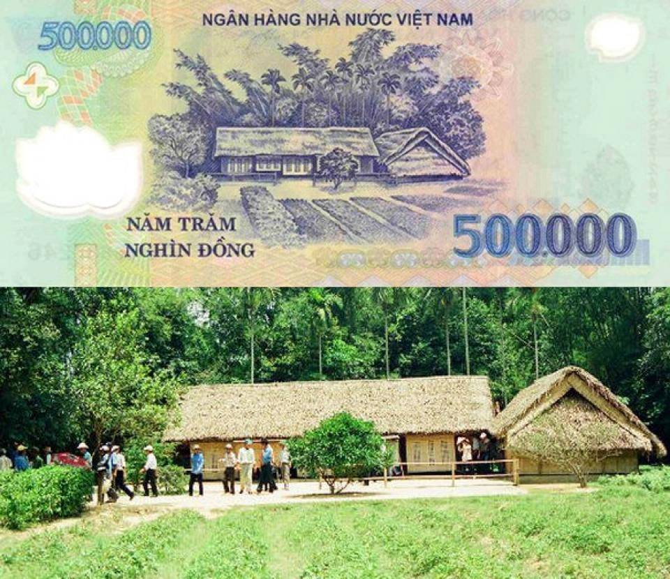 Famous Vietnamese attractions described on bank notes