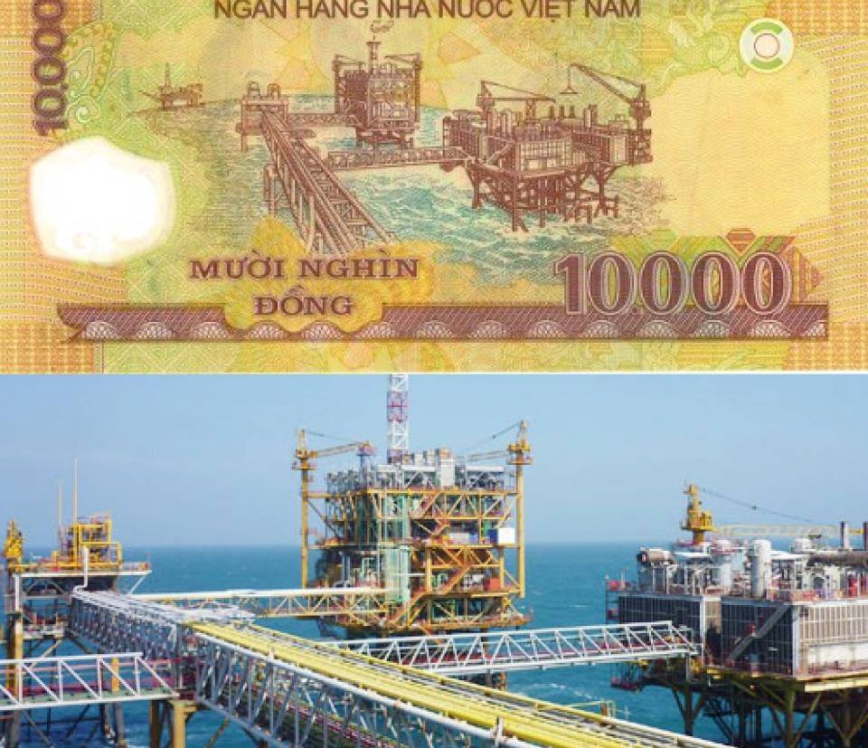 Famous Vietnamese attractions described on bank notes