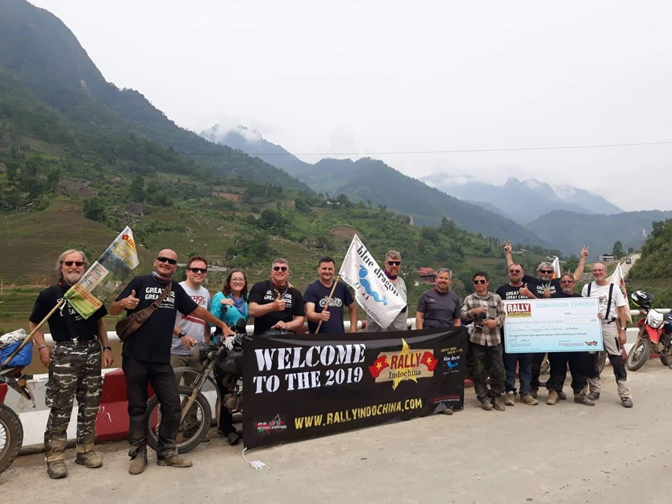 Rally Indochina raises USD 12,000 for the foundation combatting child trafficking