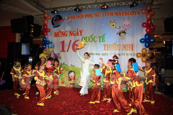 moscow hosted international childrens day for vietnamese children