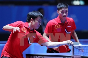 SEA Games 2015: Table tennis pair grabs Vietnam’s first medal