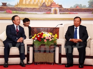 Party delegation welcomed by Lao leader