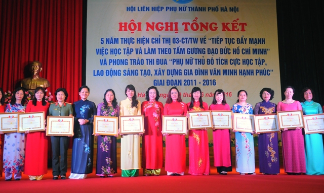 hanoi women well study and follow president ho chi minhs ethical example