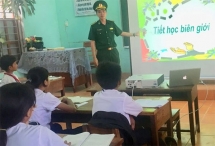 mountainous pupils learn about border