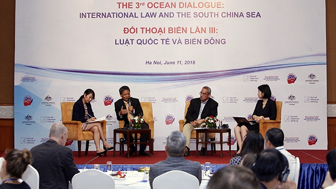 dialogue discussing international law on east sea held in hanoi