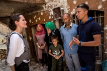 Angelina Jolie: People in Mosul needs more support to rebuild their lives from ruins
