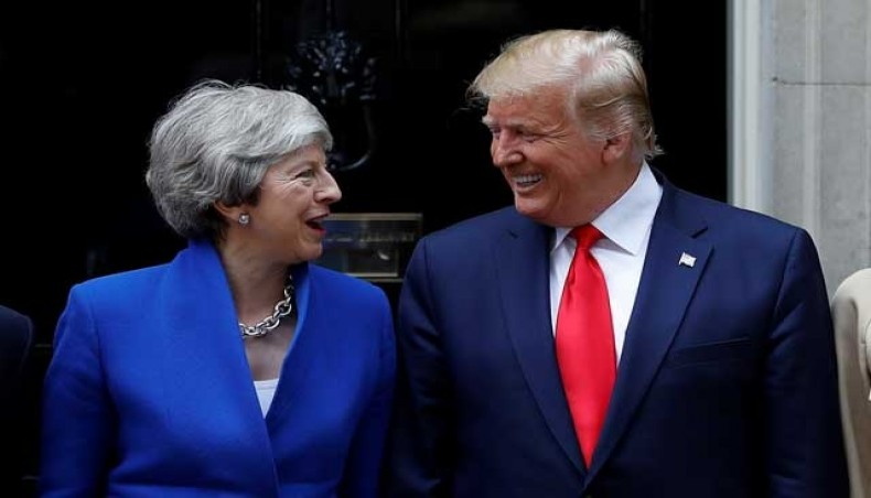 Substantial post-Brexit trade deal, President Trump promises Britain