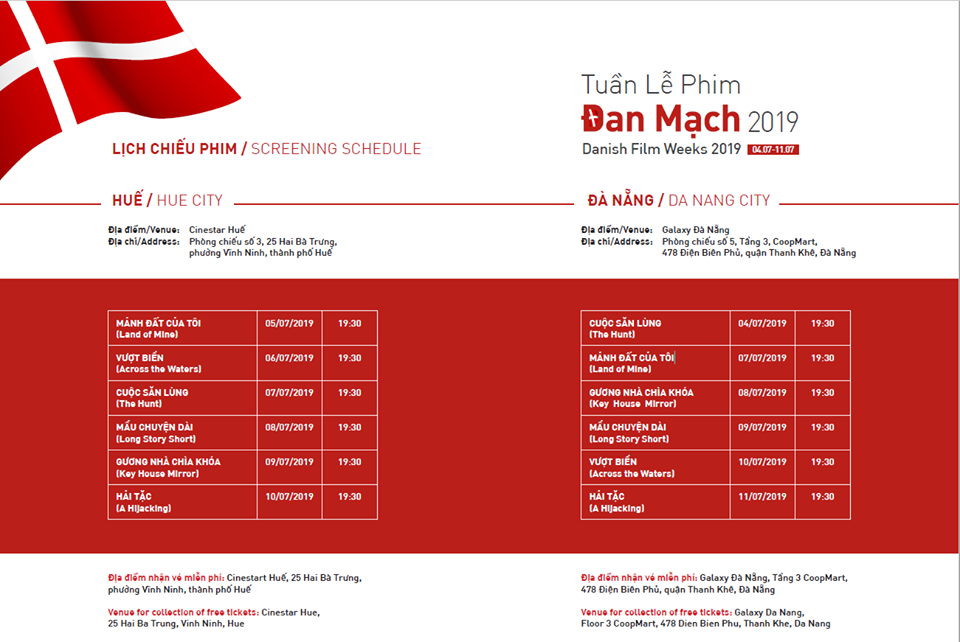 Danish Film Week backs in Hue and Da Nang