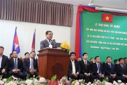 cambodian deputy pm values vietnams support for education sector