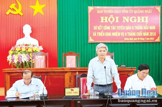 quang ngai party committee commission for popularization and education realizes missions for second half