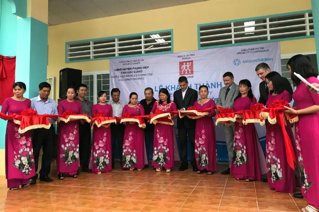 Saigonchildren builds new school for children in Hau Giang