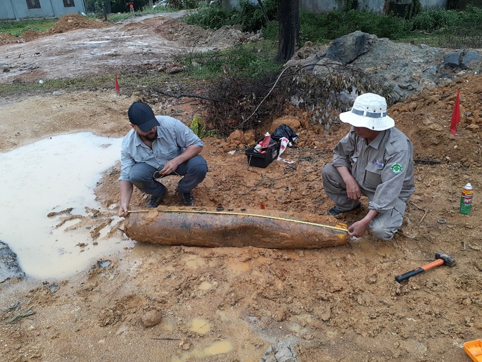 500lb US bomb safely destroyed by NPA teams
