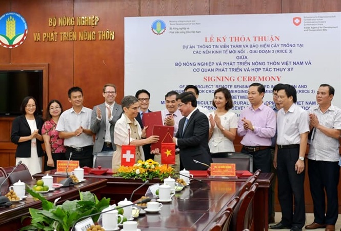 Switzerland helps Vietnam apply remote-sensing technology in rice production