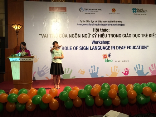 foreigners help vietnamese deaf children access education through sign language