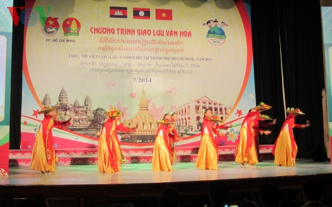 Vietnam, Laos, Cambodia children meet for cultural exchange