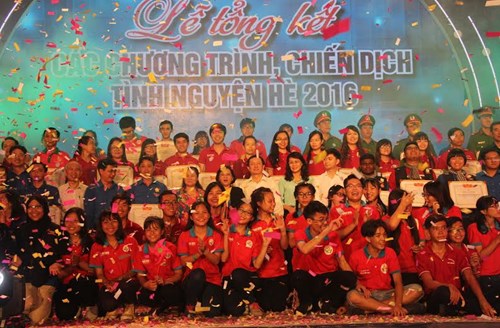 ho chi minh city with 2016 summer youth volunteers campaign