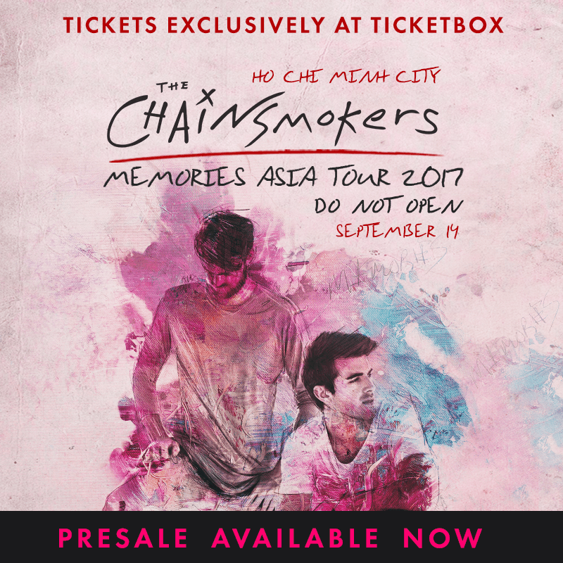 the chainsmokers coming to ho chi minh city this september