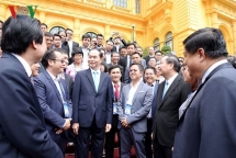 president highlights role of overseas vietnamese scientists