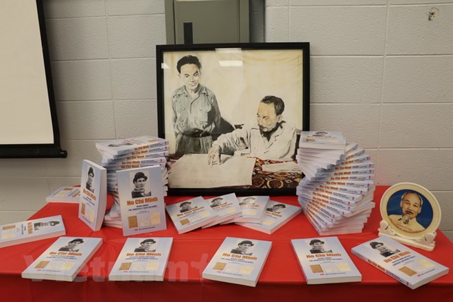 third book about president ho chi minh launched in canada