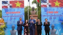 Dominican revolutionist's statue unveiled in Hoa Binh Park