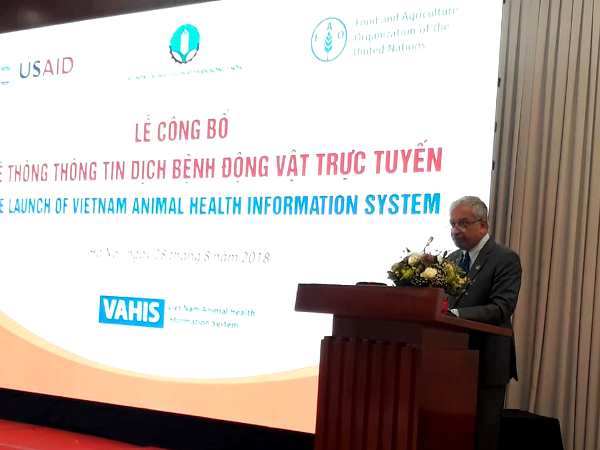 Vietnam Animal Health Information System launched