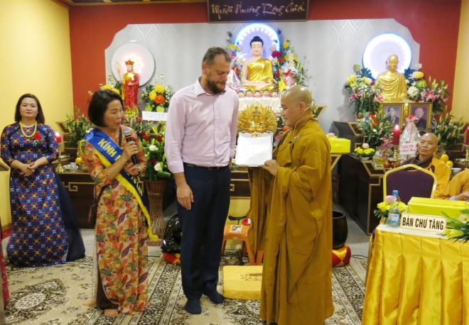 Vietnamese’s Buddhist cultural centre in Czech Republic recognised as a provincial-level centre