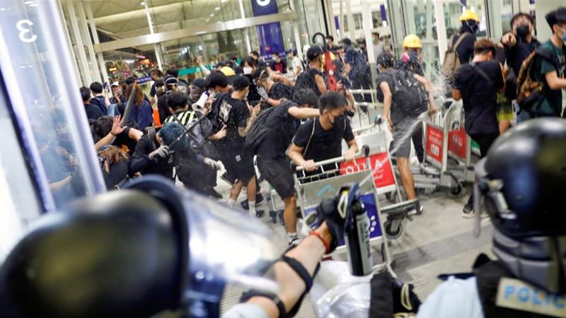 Clashes end, Hong Kong’s airport resumes opening