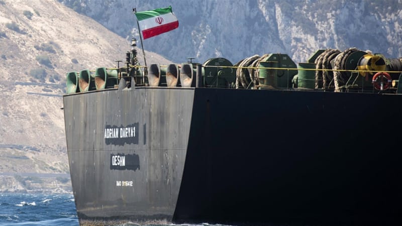 Iranian oil tanker leaves after Gibraltar refuses US’s warrant