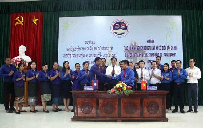 Vietnam’s Quang Tri and Laos’s Savannakhet provinces youths enhance cooperation
