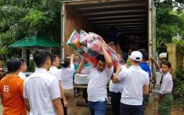 vietnam embassy and community in myanmar support flood hit people in mon state