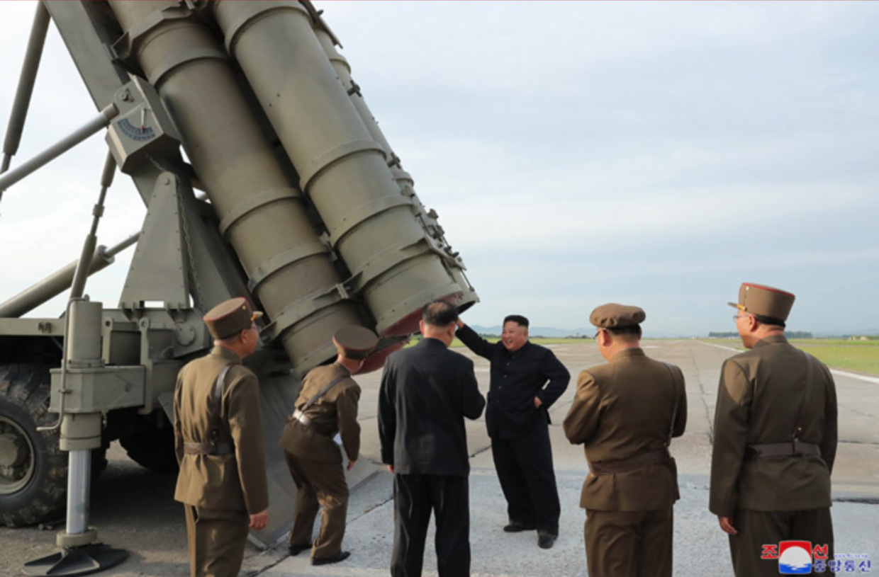North Korea tests 'super-large multiple rocket launcher': KCNA