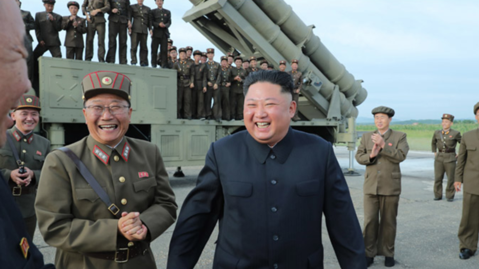 North Korea tests 'super-large multiple rocket launcher': KCNA