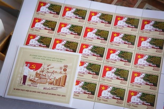 Stamps issued to mark 50 years of implementing Uncle Ho’s testament