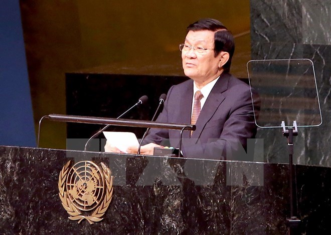 President Truong Tan Sang: Vietnam joins hands with UN in ensuring gender equality