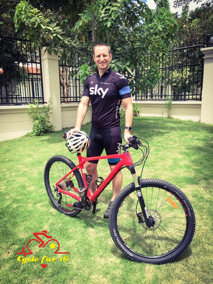 British man cycles 1,600km to save Vietnamese children with heart disease
