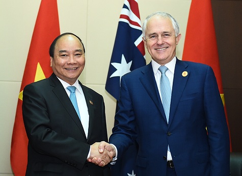 PM Nguyen Xuan Phuc met Australian counterpart, UN Secretary General