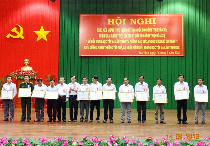 tra vinh intensifies studying and following ideology morality and style of president ho chi minh