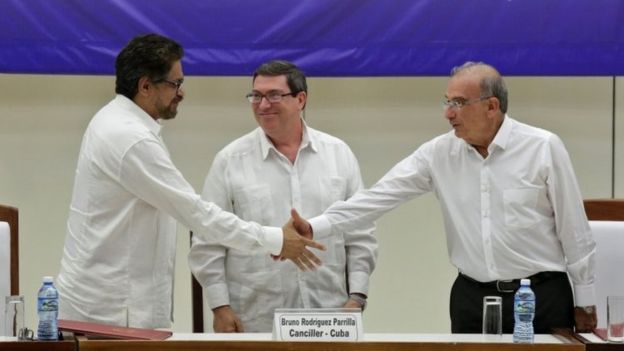 FARC Rebels, Colombian Government sign historic Peace Treaty