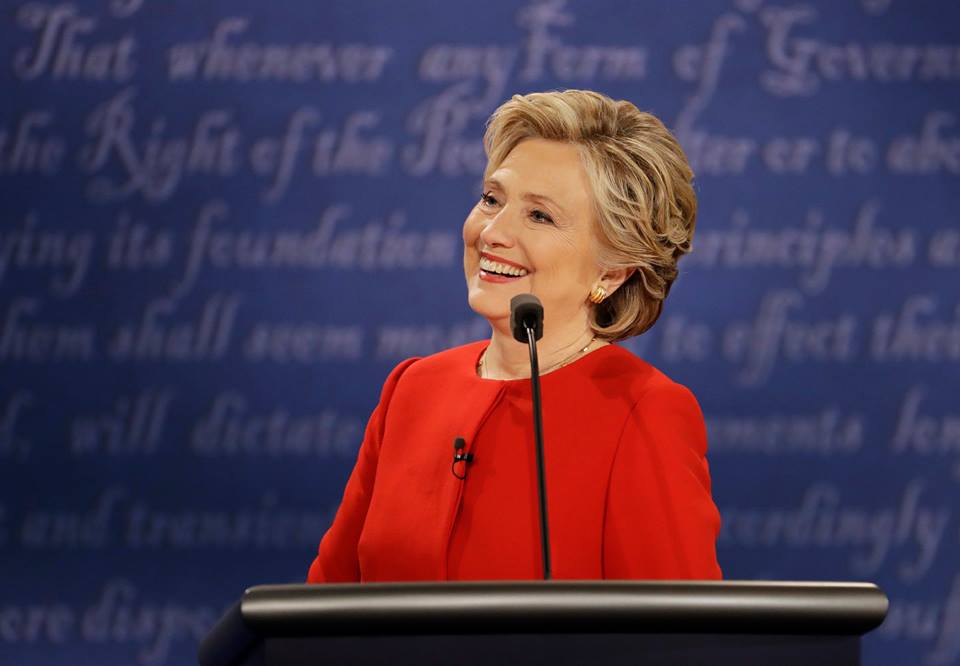 Clinton delivers impressive performance at first candidates’ debate
