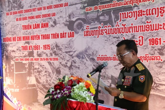 Exhibition on Ho Chi Minh Trail in Laos opens in Vientiane