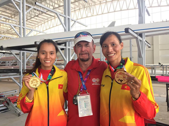 Joseph Donnelly, an outstanding coach of Vietnamese rowing