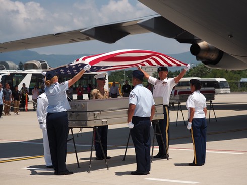 Vietnam returns remains of two US soldiers