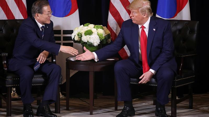 Trump and his South Korean counterpart plan for third summit with North Korea