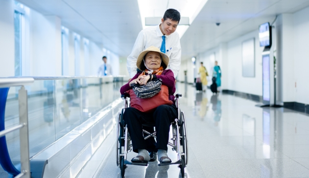Vietnam Airlines offers support for passengers with disabilities