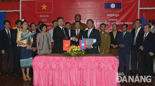 da nang city continues assistance for laos sekong province