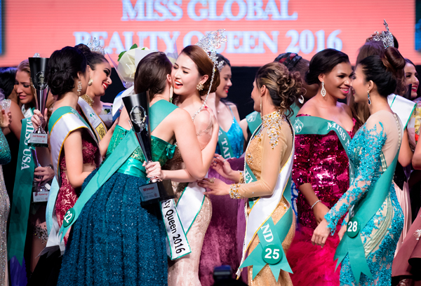 Vietnam's Ngoc Duyen crowned Miss Global Beauty Queen 2016