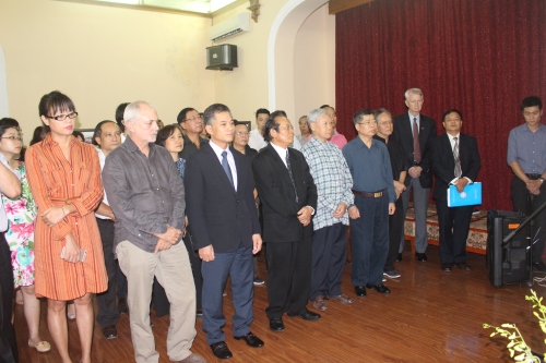 Memorial ceremony for Tom Hayden in Hanoi